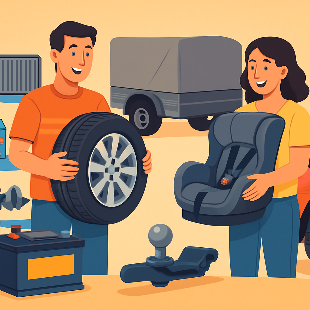 Accesorios del automotor: neumáticos, motores y equipamiento en alza