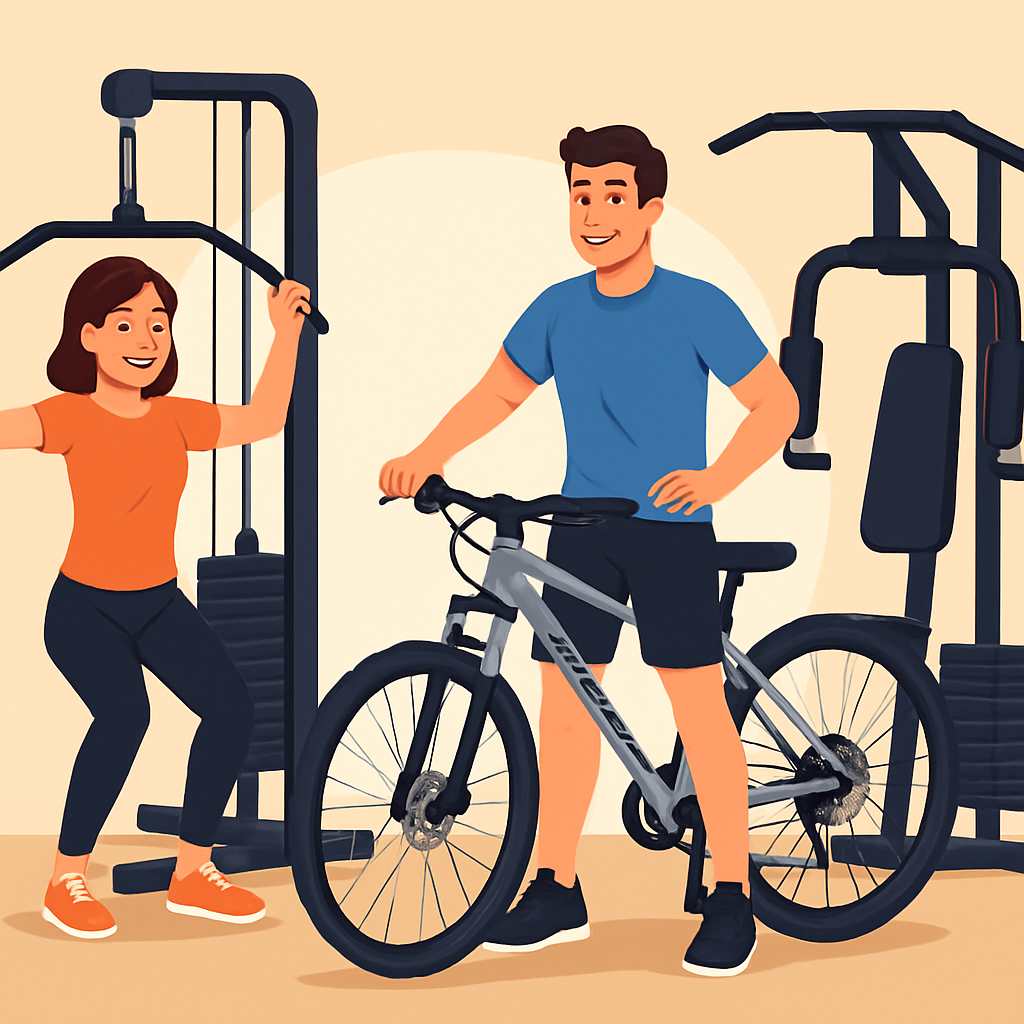 Lo más buscado en deportes: poleas, bicis Trek y multi gimnasios en canje