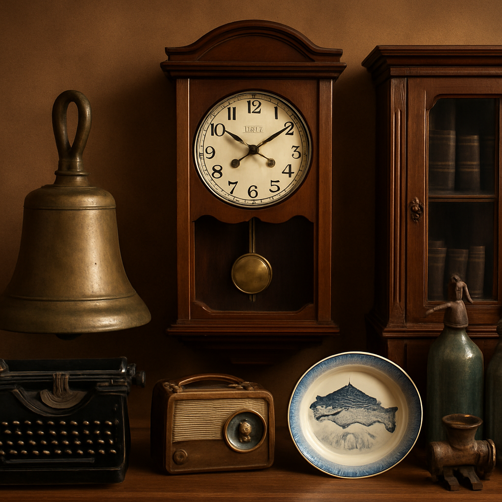 Antigüedades en oferta: campanas, relojes, muebles y tesoros vintage