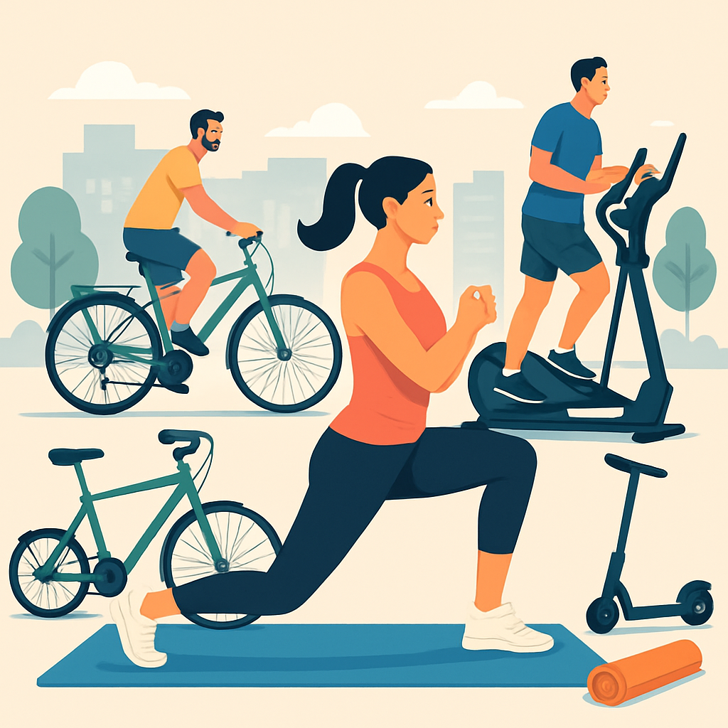 Lo más buscado en deportes: bicis, fitness y movilidad urbana