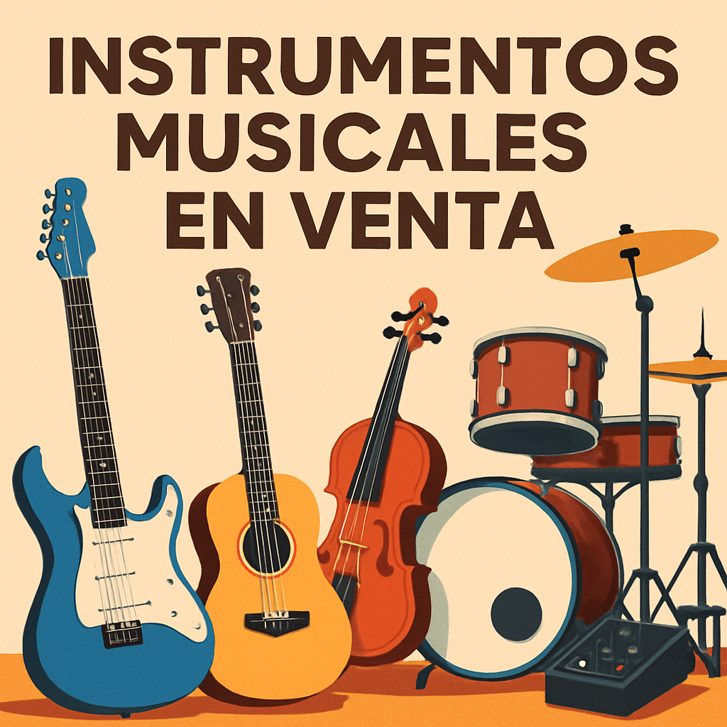 Instrumentos musicales usados y de gama media que marcan tendencia en la zona
