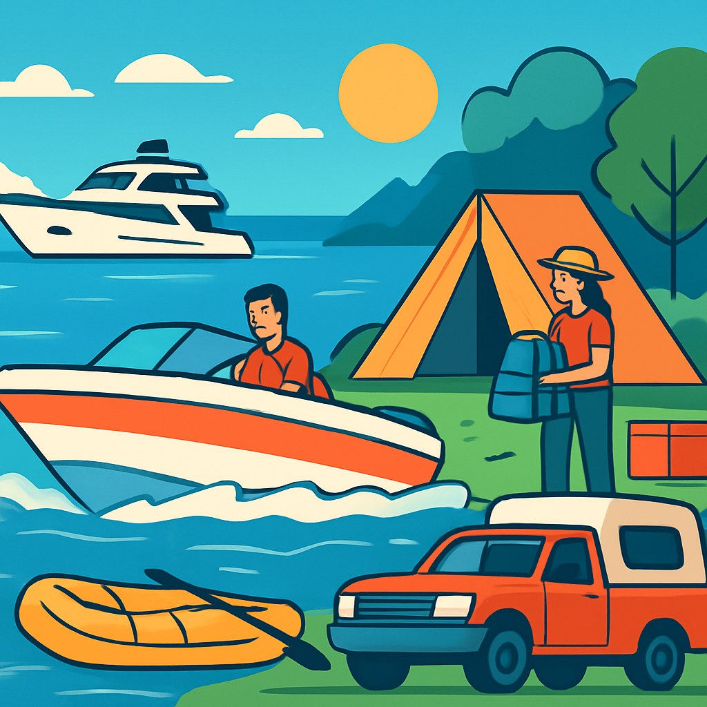 Olas de oportunidades en Náutica y Camping: lancha ideal para cada aventura