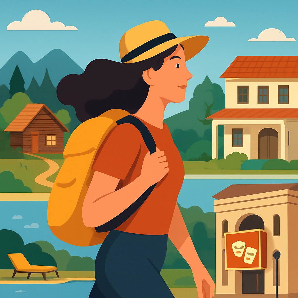 Turismo en auge: cabañas, quintas y teatro para disfrutar todo el año